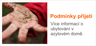 Podmínky přijetí Více informací o ubytování v azylovém domě.